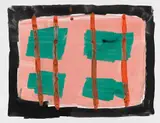 UNTITLED by Günther Förg, Gouache on smooth cardboard, sold May 2009