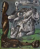 Markus Lüpertz, Himmelfahrt oder die Seele der gemarterten entweicht (ASCENSION OR THE SOUL OF THE AGONISED PASSES OFF), Oil on canvas