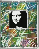 George Pusenkoff, Erased Painting, Acrylic on canvas