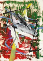 Gerhard Richter, UNTITLED, Oil on chamois coloured thin cardboard