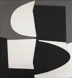 Victor Vasarely, BASILAN, Oil on masonite