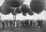 Alexander (Alex) Stöcker, FREEBALLOON RACE, Vintage gelatin silver print