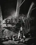 Gjon Mili, A CENTAUR DRAWN WITH LIGHT - PABLO PICASSO AT THE MADOURA POTTERY IN VALLAURIS, FRANCE, Gelatin silver print, printed later