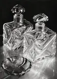 Adolf Lazi, UNTITLED (GLASS CARAFES)
