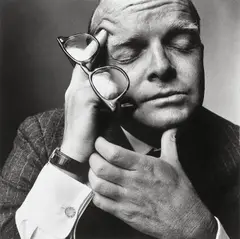 Irving Penn, TRUMAN CAPOTE, Platinum palladium print, printed