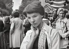Gabriele Und Helmut Nothhelfer, GIRL AT A CHURCH FESTIVAL, BERLIN, Gelatin silver print