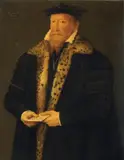 PORTRAIT OF HIERONYMUS RIETLINGER by South German School, mid 16th century, Oil on canvas, sold May 2009