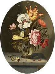 Abraham Bosschaert, FLOWER STILL LIFE, Oil on panel