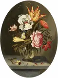 Abraham Bosschaert, FLOWER STILL LIFE, Oil on panel