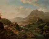 Jan Griffier the Elder, RIVER LANDSCAPE (LANDSCAPE IN THE MOSLE REGION), Oil on panel