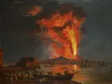 Jacob Philipp Hackert, THE ERUPTION OF MOUNT VESUVIUS