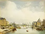French School, mid 19th century, VIEW OF PARIS, Watercolour