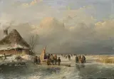 Andreas Schelfhout, WINTER LANDSCAPE