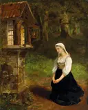 Hubert Salentin, GIRL PRAYING