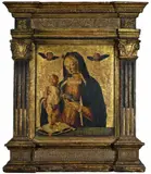 VIRGIN WITH CHILD by North Italian School circa 1460 & 70, Tempera on wood, sold Mar 2009