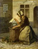 Charles Billoin, LA CHIFFONIÈRE, Oil on panel