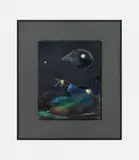Max Ernst, Nocturne I (Lueurs dans la nuit), Oil on primed wood panel