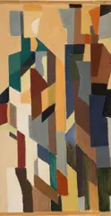 Franz Joseph Esser, Dynamic figural Group, Oil on cardboard