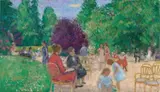 François Gall, Dans le Parc, Oil on canvas
