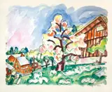 Ivo Hauptmann, Henry van de Velde's Garden in Oberägerie