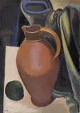 Auguste Herbin, Nature Morte à la Cruche, Oil on fine canvas