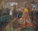 Hannah Höch, Laubengelände I / Arbour I