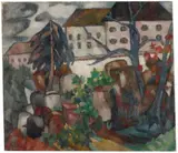 Paul Kother, Jewish Cemetary, Oil on canvas