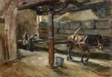 Max Liebermann, Fullery in Florence, Oil on canvas