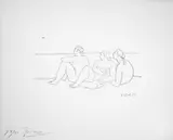 Sur la Plage II (3 Nus) by Pablo Picasso, Lithograph on MBM wove paper, sold Dec 2008