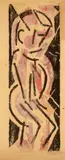 Franz Wilhelm Seiwert, Standing Figure with bent Head