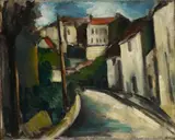 Rue de Village by Maurice de Vlaminck, Oil on canvas, sold Dec 2008