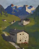 Alfons Walde, Frühling im Tirol (Spring in Tirol)