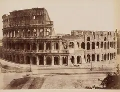 Edizioni Brogi, ROME - FLORENCE, The motifs: views of Rome and Florence, including a reproduction of an engraving.