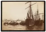 Georg Koppmann, HAMBURG HARBOR, Albumen print