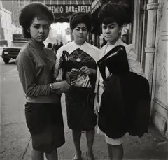 Diane Arbus, THREE PUERTO RICAN LADIES, NYC, Gelatin silver print, printed in 1980 by Neil Selkirk