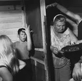 Larry Fink, PAT SABATINE'S EIGHTH BIRTHDAY PARTY, Gelatin silver print, printed
