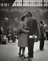 Alfred Eisenstaedt, PENNSYLVANIA STATION, NEW YORK CITY, Vintage gelatin silver print