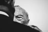 Robert Lebeck, KONRAD ADENAUER ON HIS NINETHIETH BIRTHDAY