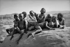 Tristan Siegmann, CHILDREN OF DOGON, MALI, Gelatin silver print