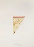 Joseph Beuys, Hasenblut (Rabbit Blood), Plastic pouch with rabbit's blood, stamped, mounted with wound plaster onto Schoeller-Durex carboard