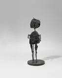 Cesar, Marionnette, Bronze with black patina on plinth, total height ca