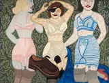 William Copley, Untitled (Unijambiste - femmes en sous-vetements)
