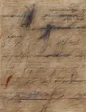 Karl Fred Dahmen, Tagesnotationen (Daily Notations), Gouache, colour crayon, charcoal and graphite on paper