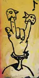 Walter Dahn, Untitled, Acrylic on canvas
