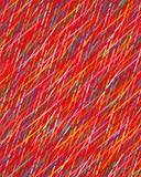 Vitacolor by Piero Dorazio, Oil on canvas, sold Dec 2008