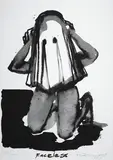 Marlene Dumas, Faceless, Silkscreen on textured wove paper