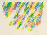 Untitled by Piero Dorazio, Watercolour on sturdy textured paper, sold Dec 2008