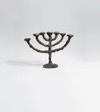 Günther Förg, Untitled (Candelabrum), Seven armed bronze candelabrum with gold-brown patina ca