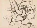 Philip Guston, Untitled, Ink on beige paper