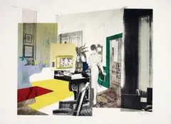 Richard Hamilton, Interior, Colour silkscreen on handmade Crisbrook wove paper